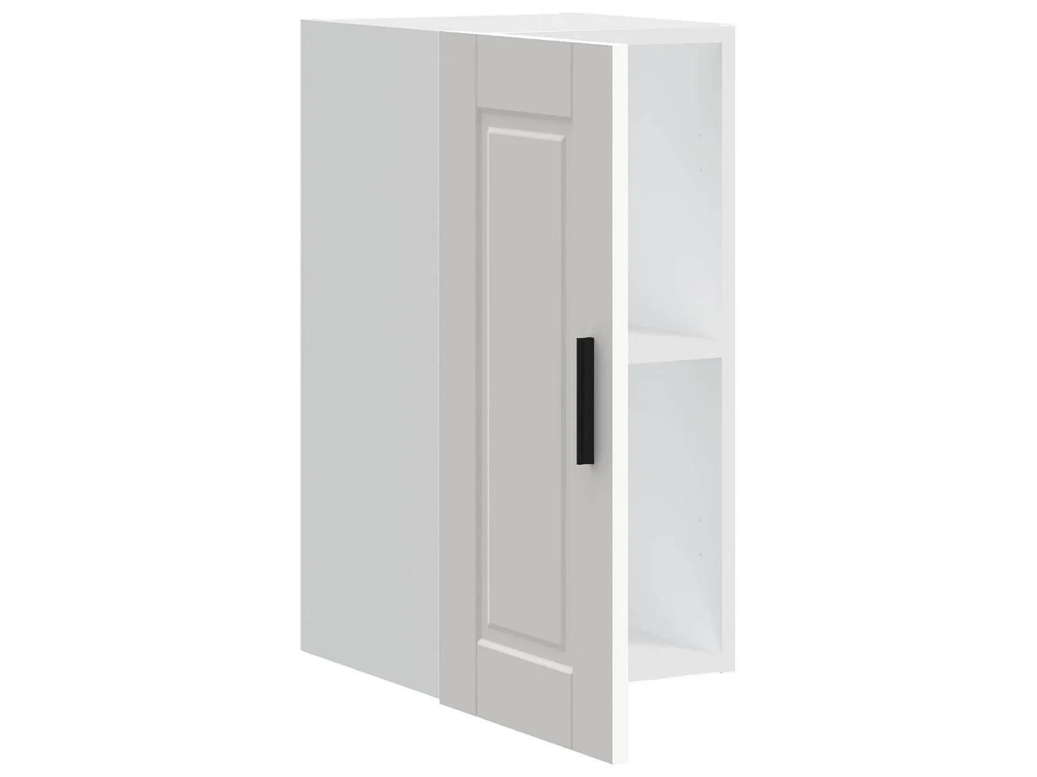 Armoire murale de cuisine Porto blanc bois d'ingénierie