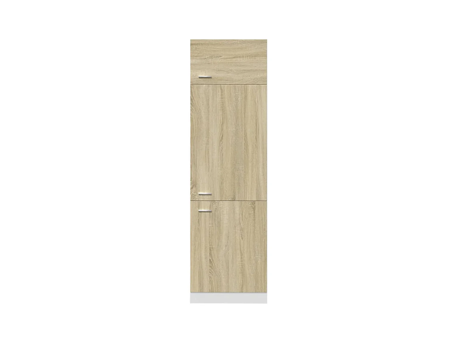 Armoire réfrigérée "Lyon" Chêne Sonoma 60 x 57 x 207 cm Bois d'ingénierie