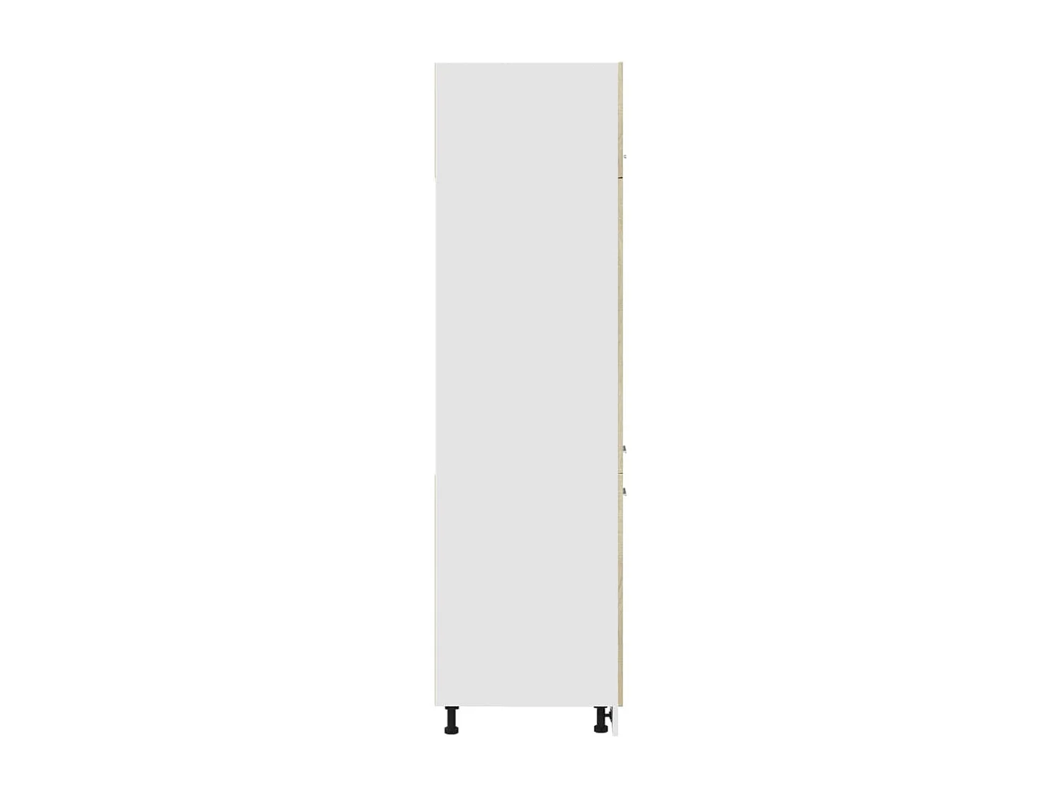 Kühlumbauschrank Lyon Sonoma-Eiche 60x57x207 cm Holzwerkstoff