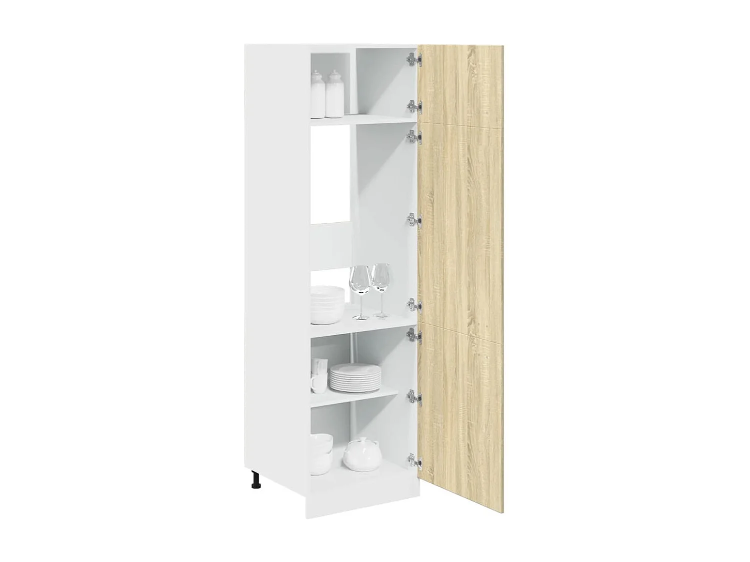 Mobile per Frigo “Lyon” Rovere Sonoma 60x57x207 cm