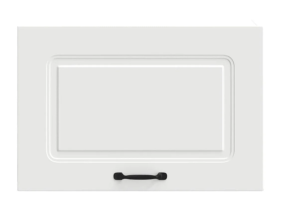 Armoire murale de cuisine Kalmar blanc bois d'ingénierie