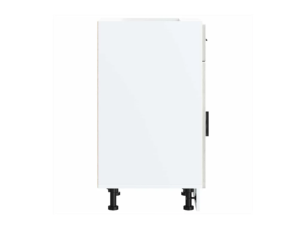 Onderkast "Porto" bewerkt hout betongrijs