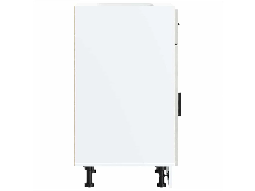 Armário base cozinha Porto derivados madeira cinzento cimento