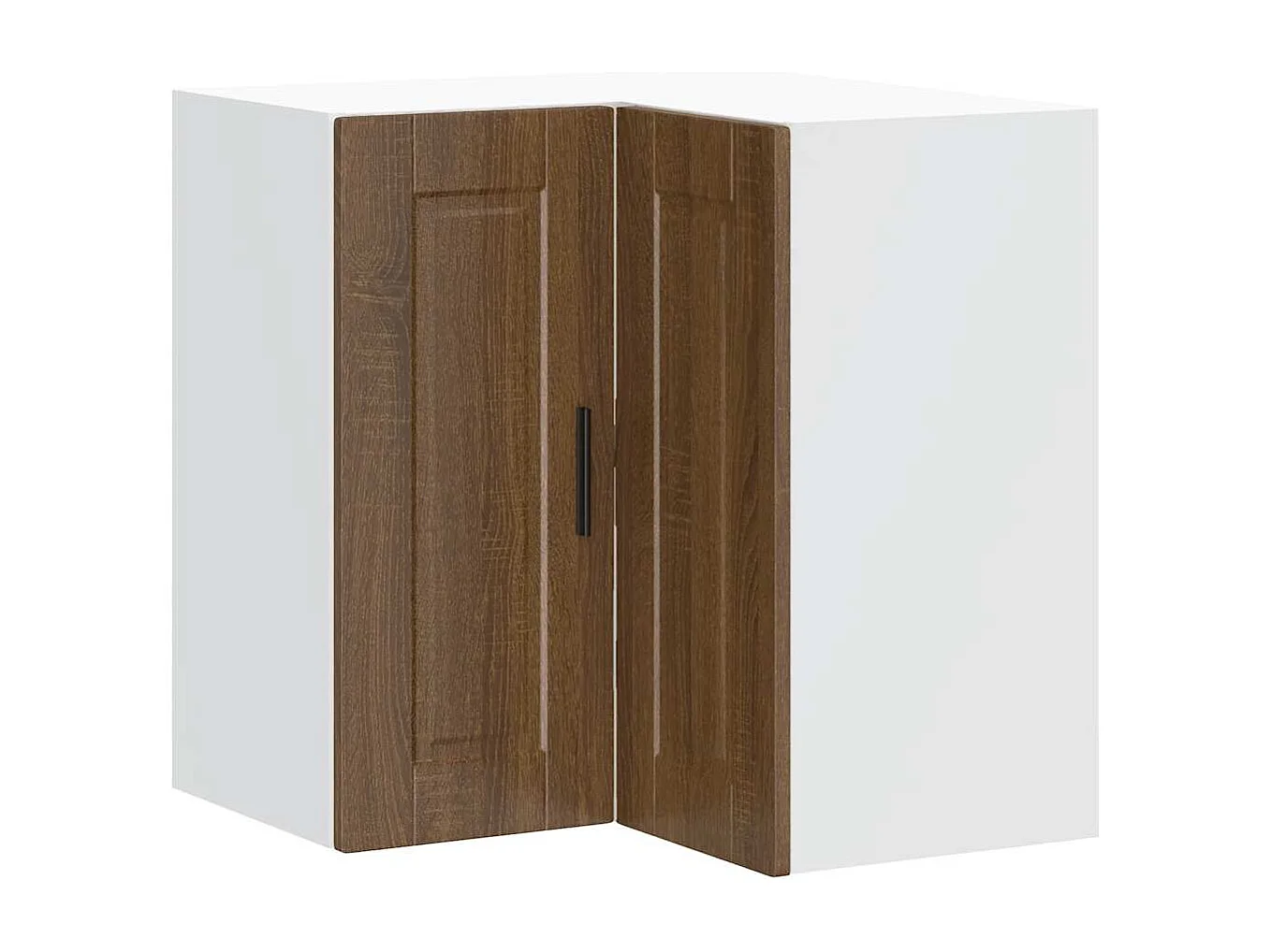 Mueble de cocina esquina pared Porto roble marrón