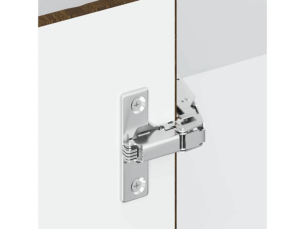 Küchen-Eckhängeschrank Porto Braun Eichen-Optik Holzwerkstoff