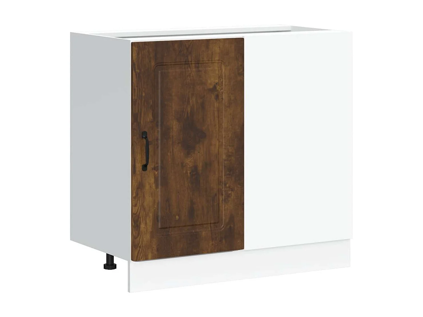 Onderkast Kalmar bewerkt hout gerookt eikenkleurig