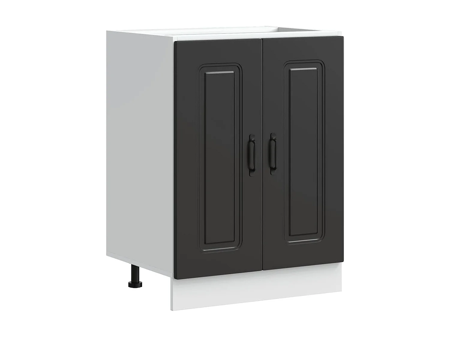 Mobile base lavello Kalmar Nero 60x46x81,5 cm in Truciolato
