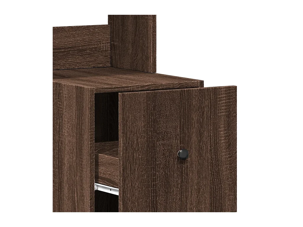 Armoire de cuisine chêne marron 35x50x180 cm bois d’ingénierie