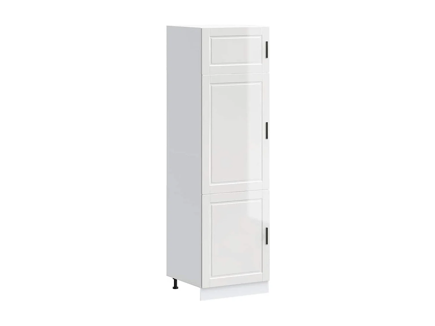 Armário de cozinha Porto derivados de madeira branco brilhante