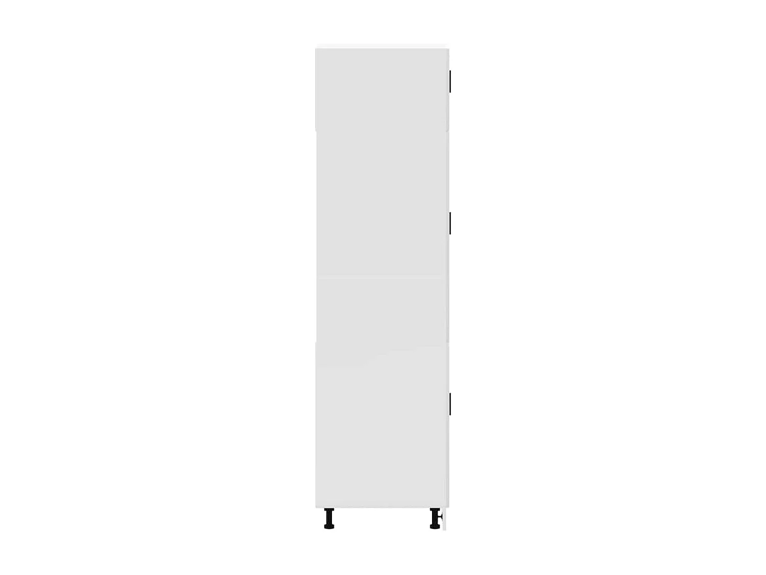 Armário de cozinha Porto derivados de madeira branco brilhante