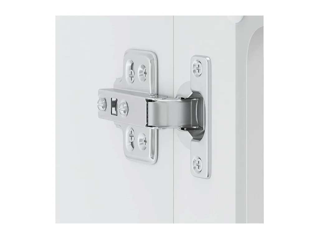 Pensile da Cucina con Porta in Vetro Lucca Bianco Truciolato