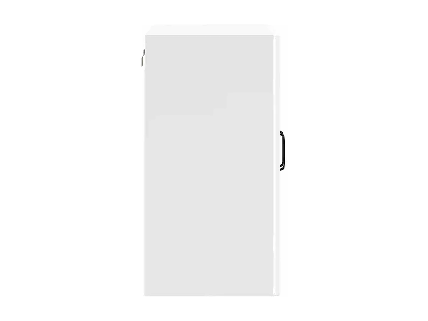 Armoire murale de cuisine avec porte en verre Lucca blanc