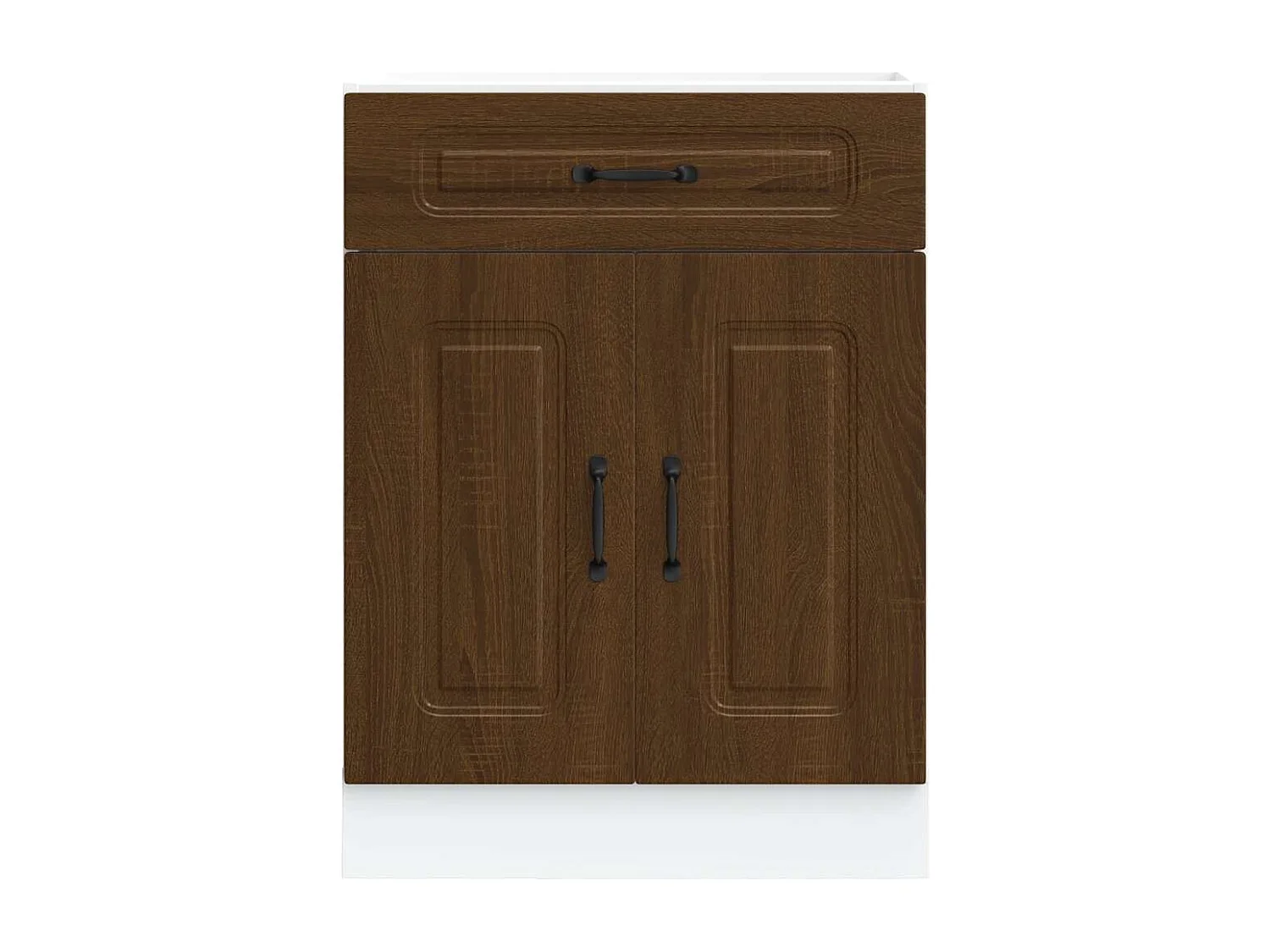 Onderkast Kalmar bewerkt hout bruin eikenkleur