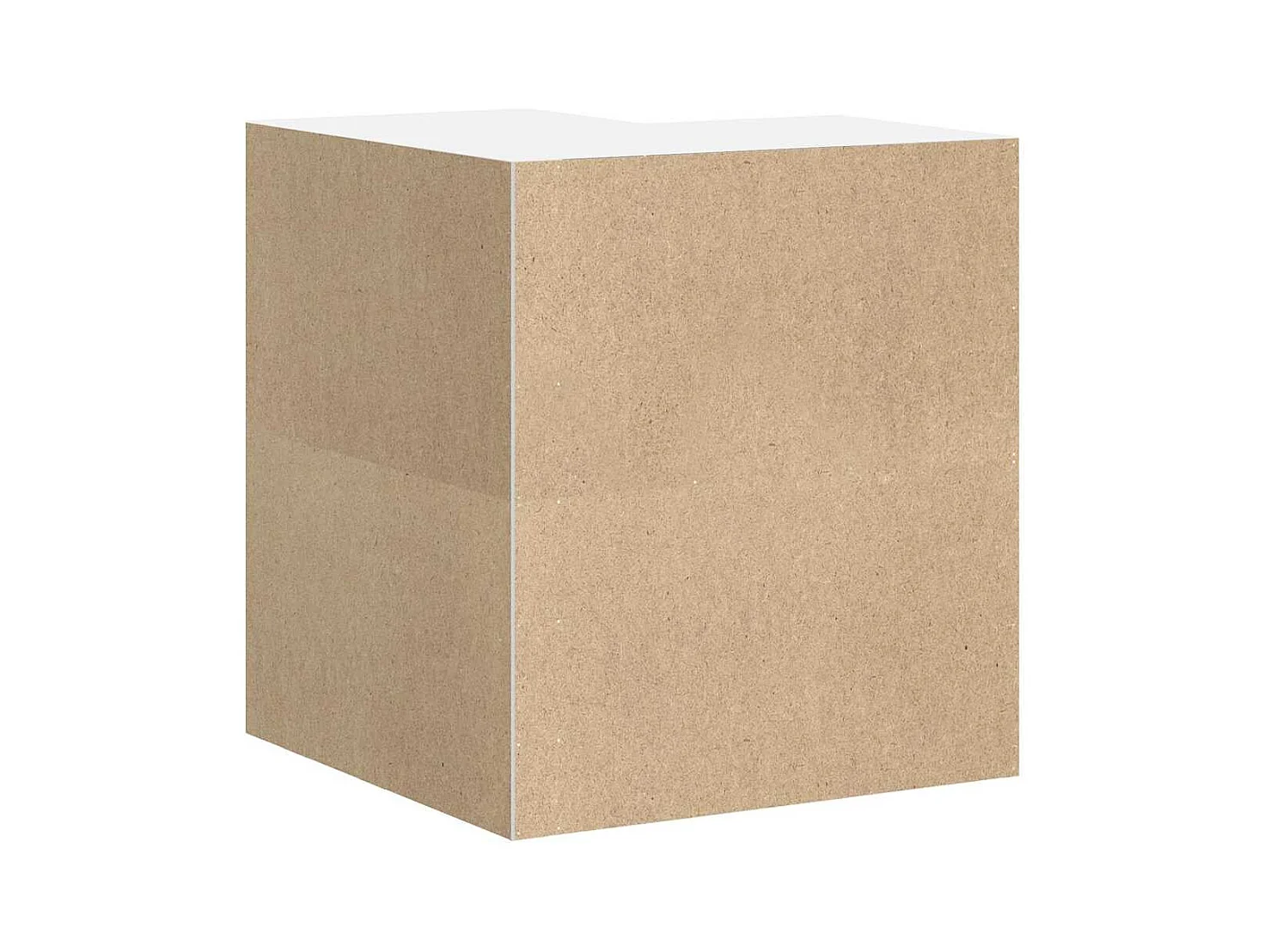 Küchen-Eckhängeschrank Lucca Hochglanz-Weiß Holzwerkstoff