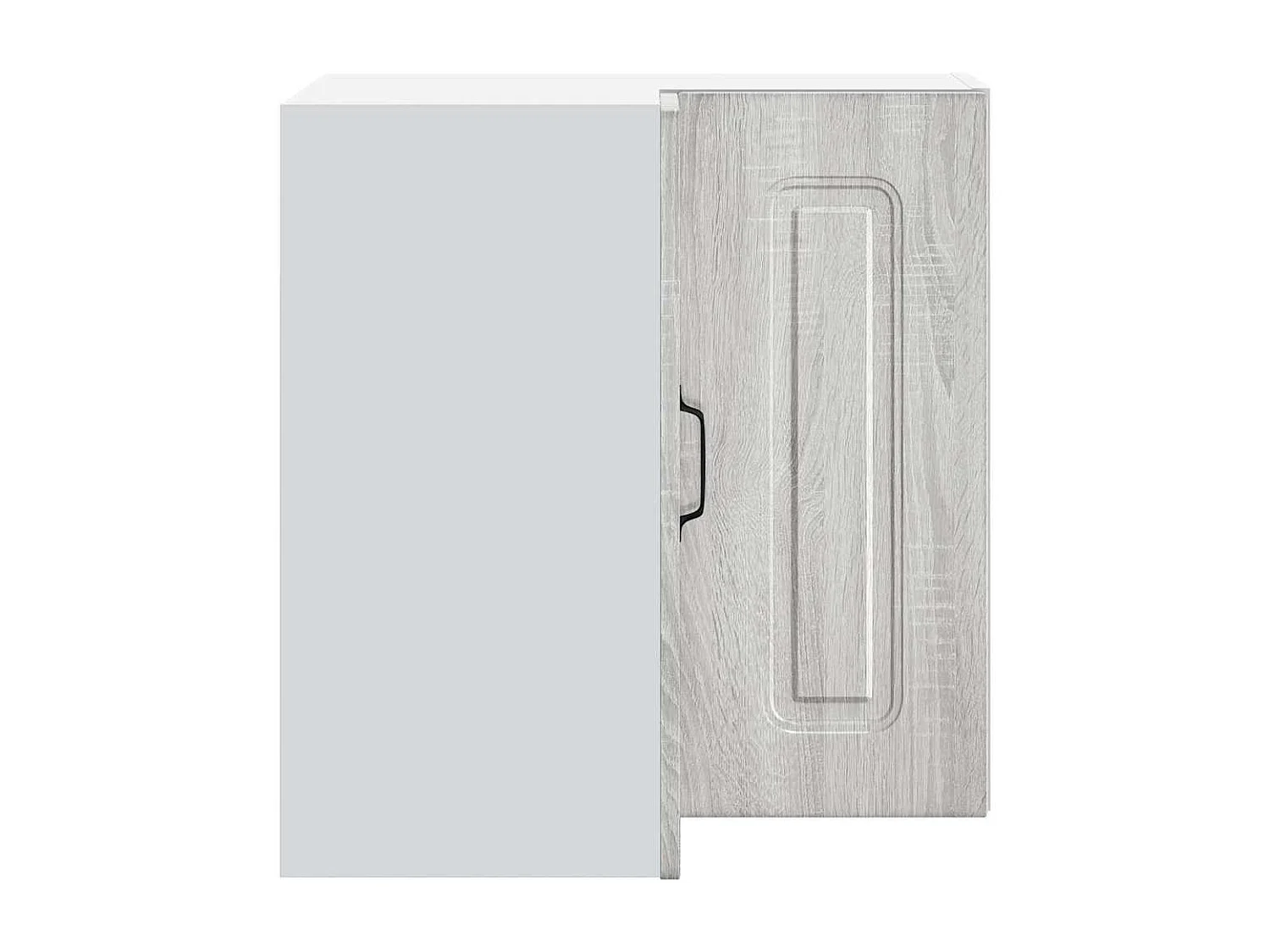 Armoire murale d'angle de cuisine Kalmar sonoma gris