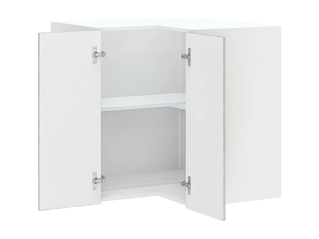 Armoire murale d'angle de cuisine Kalmar sonoma gris