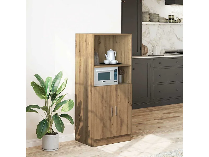 Armoire de cuisine chêne artisanal 57x41,5x131,5 cm