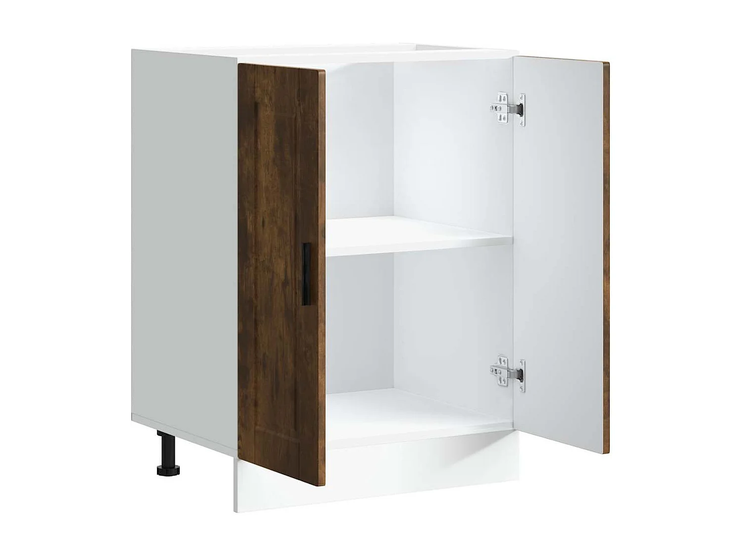 Base da Cucina Porto Rovere Fumo in Legno Multistrato