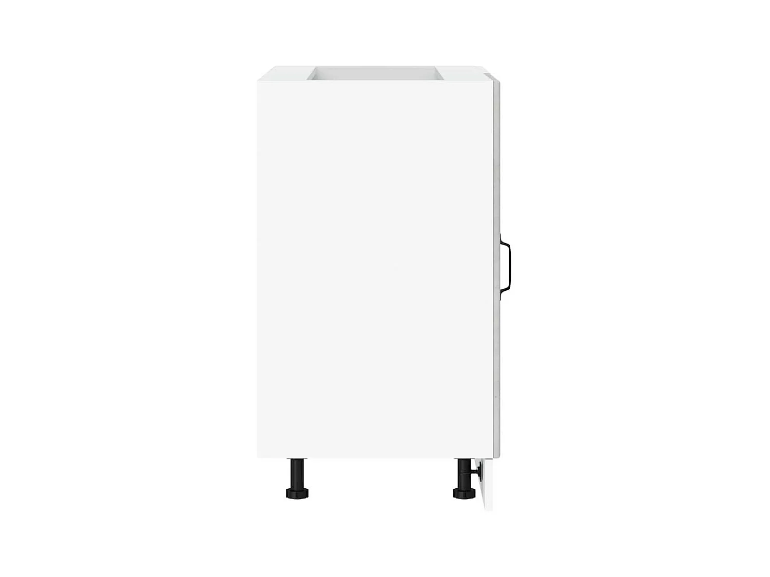 Meuble sous évier "Lyon" Gris béton Bois d'ingénierie