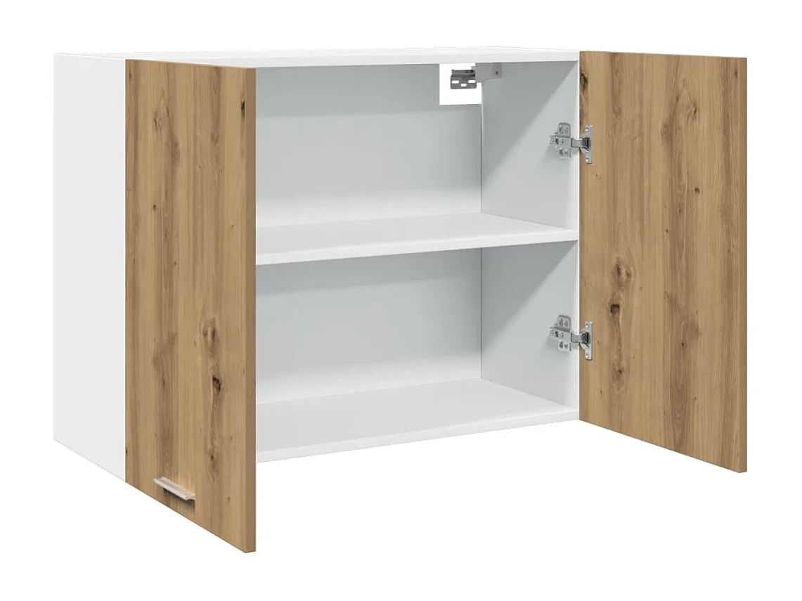 Armoire suspendue "Lyon" Chêne artisanal 80 x 31 x 60 cm Bois d'ingénierie