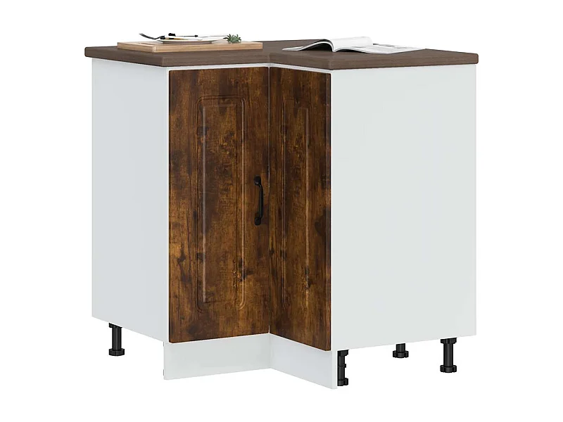 Mobile Base ad Angolo Cucina Kalmar Rovere Artigianale