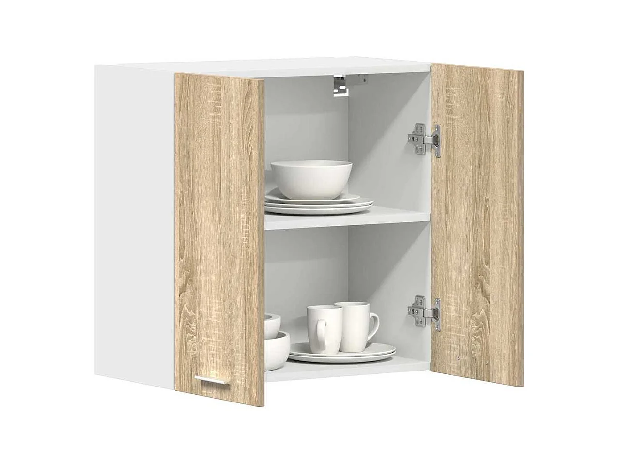 Armário de parede “Lyon” 60x31x60 cm contraplacado cor carvalho