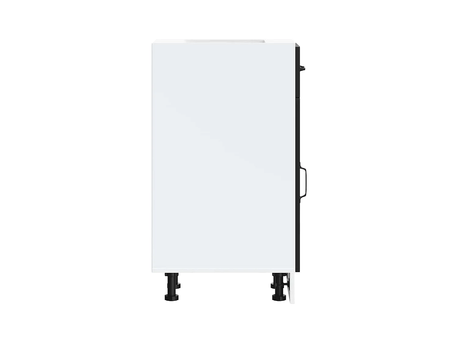 Keuken onderkast Kalmar bewerkt hout zwart