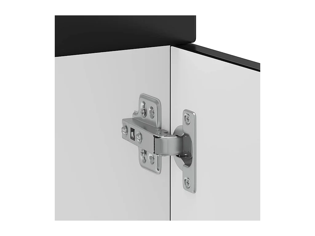 Keuken onderkast Kalmar bewerkt hout zwart