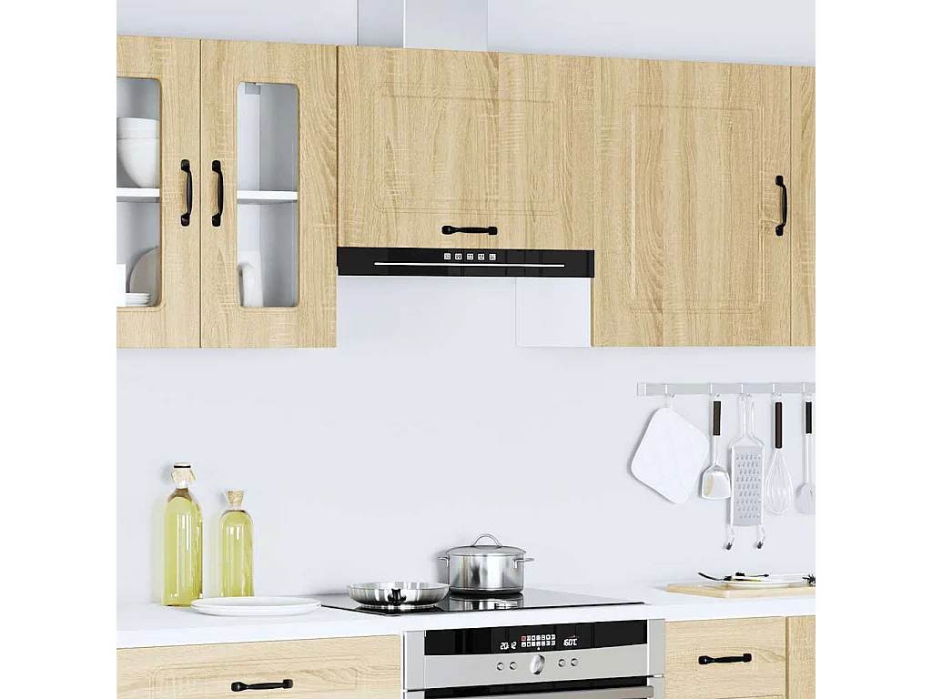 Armoire murale de cuisine Kalmar chêne sonoma bois d'ingénierie
