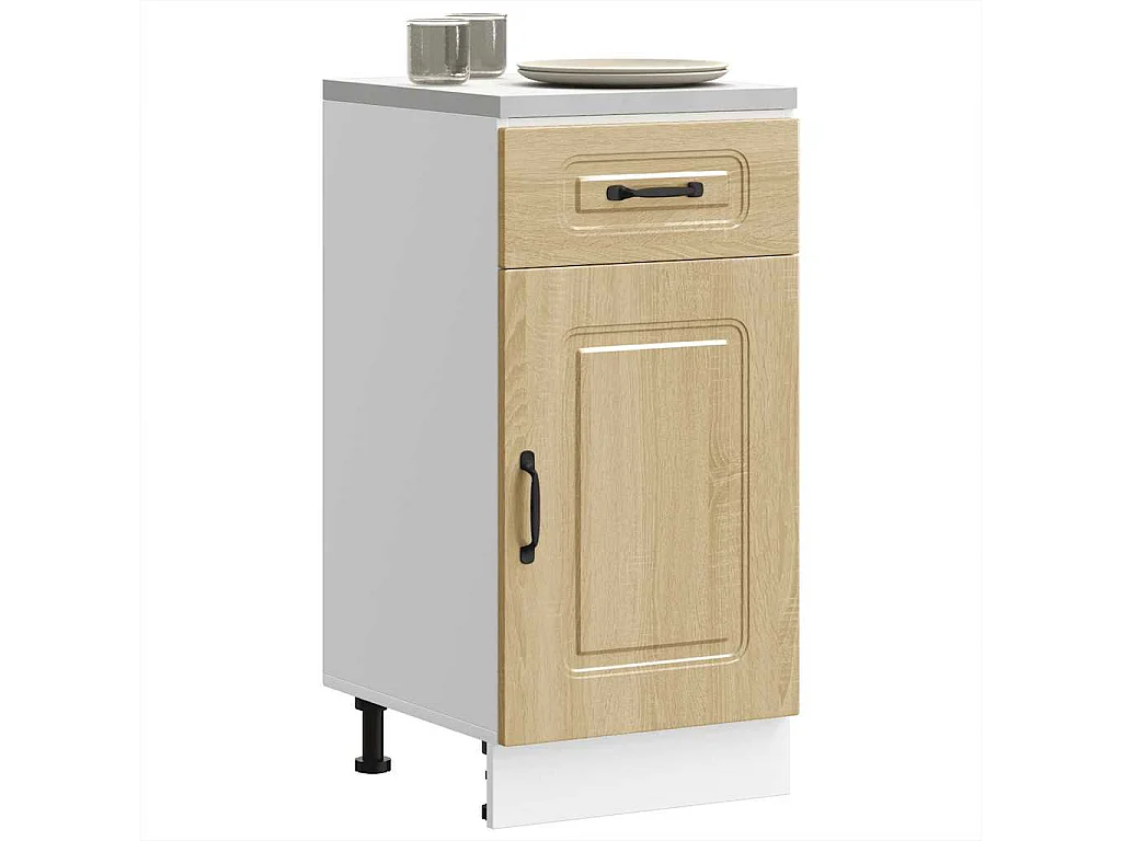 Armoire de cuisine Kalmar chêne sonoma bois d'ingénierie