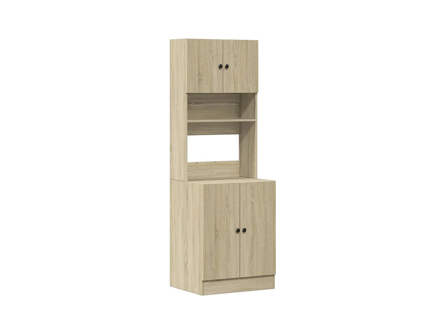 Armoire de cuisine chêne sonoma 60x50x180 cm bois d'ingénierie