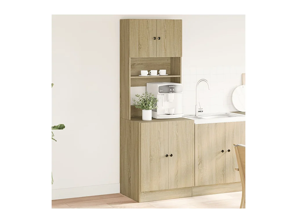 Mobile da Cucina Rovere Sonoma 60x50x180 cm Legno Multistrato