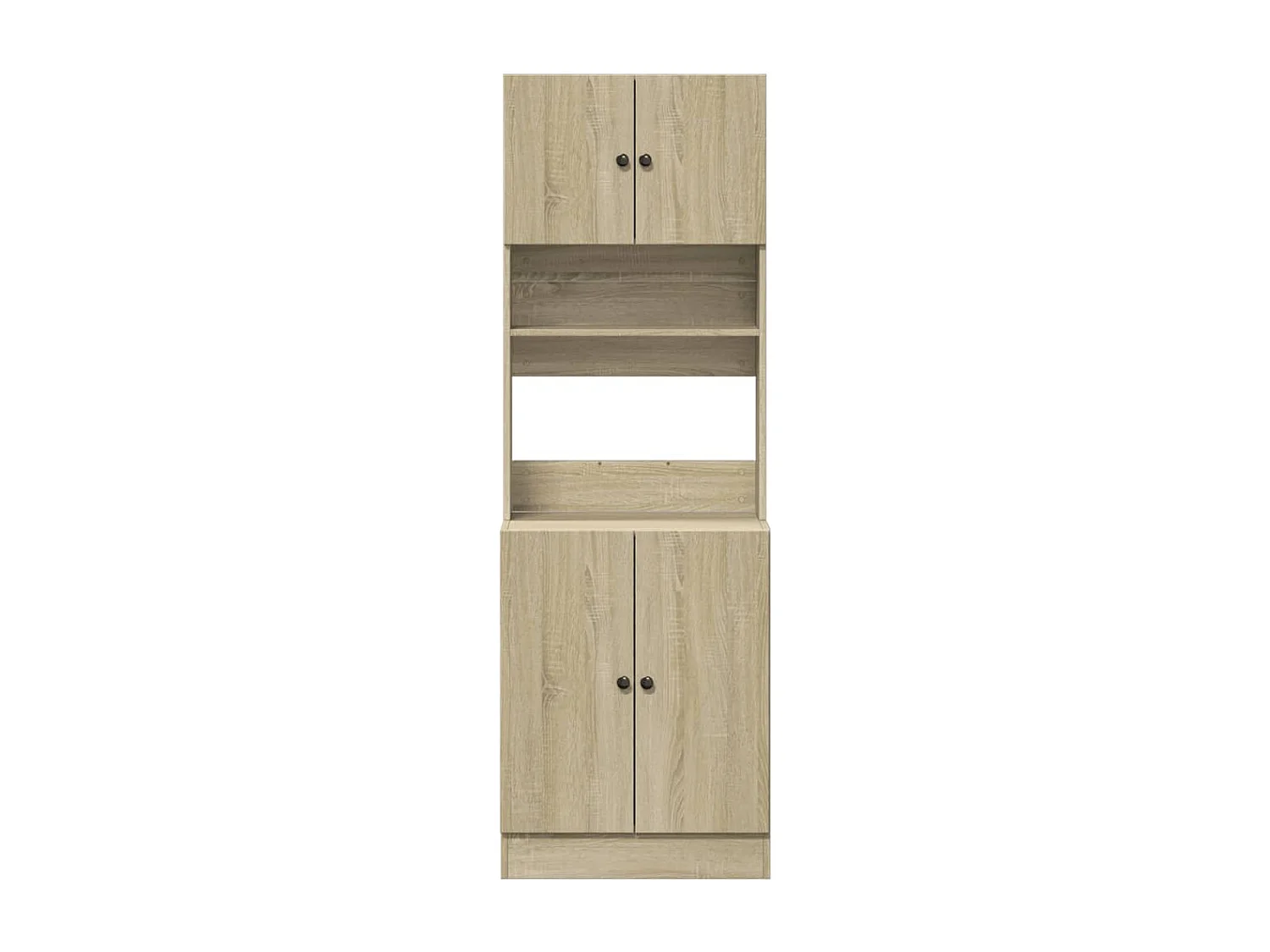 Armoire de cuisine chêne sonoma 60x50x180 cm bois d'ingénierie