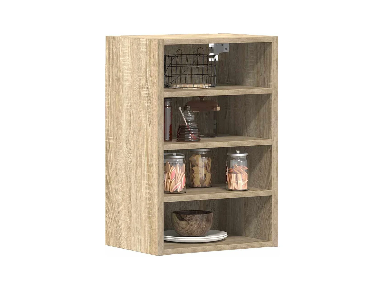 Hangkast Riga 40x29,5x60 cm bewerkt hout sonoma eikenkleurig