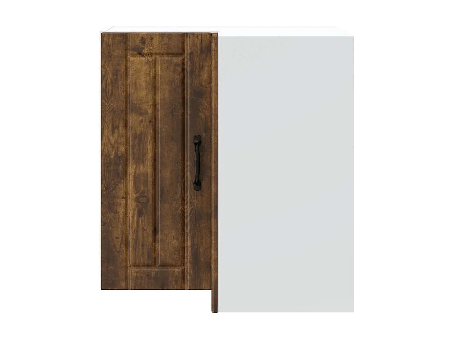 Küchen-Eckhängeschrank Lucca Räuchereiche Holzwerkstoff