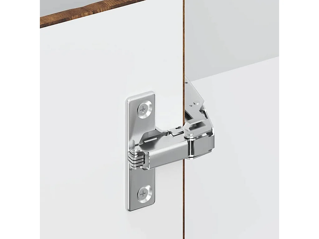 Küchen-Eckhängeschrank Lucca Räuchereiche Holzwerkstoff