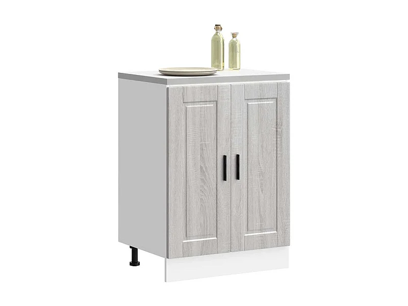 Base da Cucina Porto Grigio Sonoma in Legno Multistrato