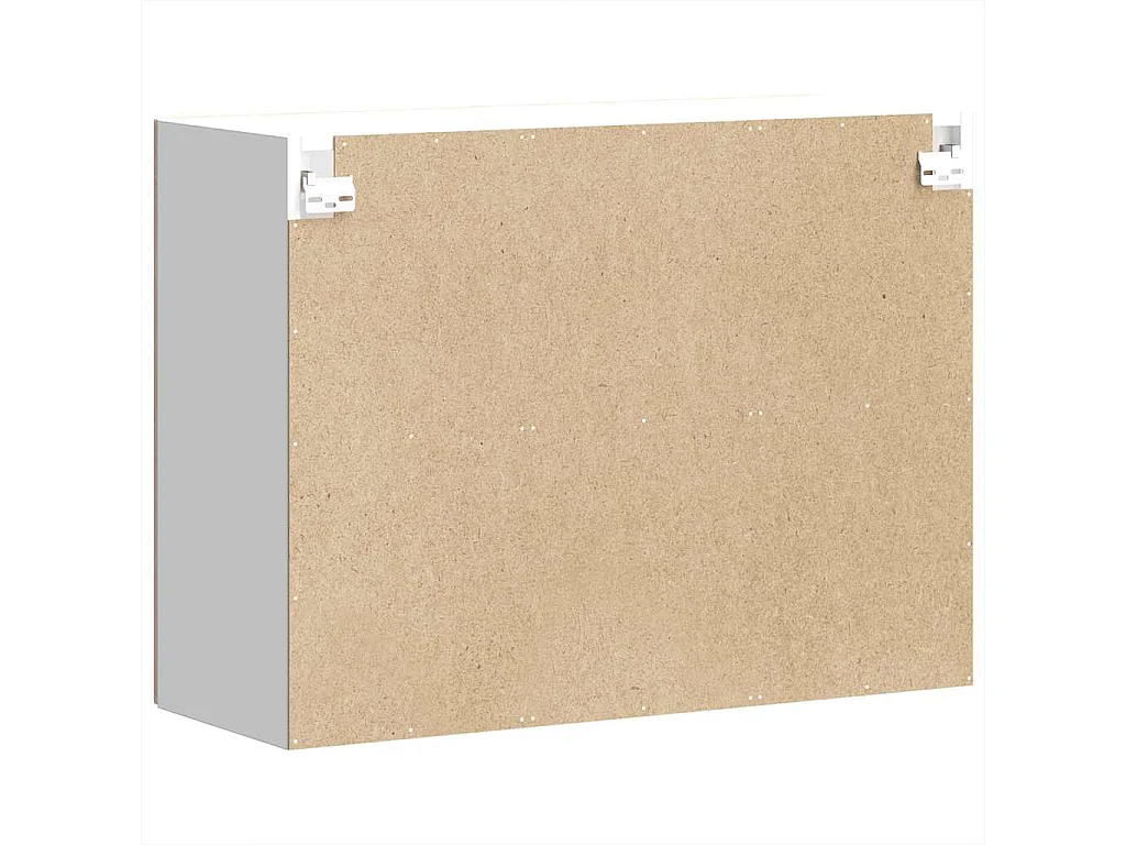 Armoire murale de cuisine avec porte vitrée "Kalmar" en bois d'ingénierie chêne Sonoma