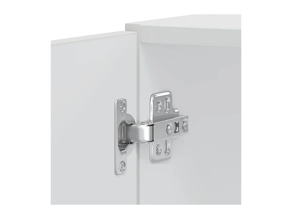 Ovenkasten 2 st Porto bewerkt hout wit