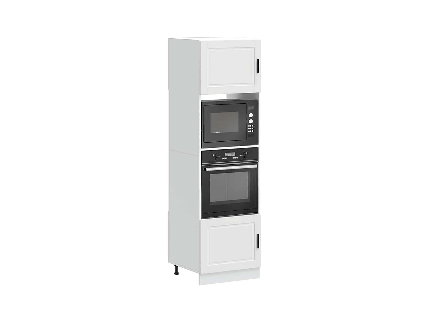 Armoires de four 2 pcs Porto blanc bois d'ingénierie