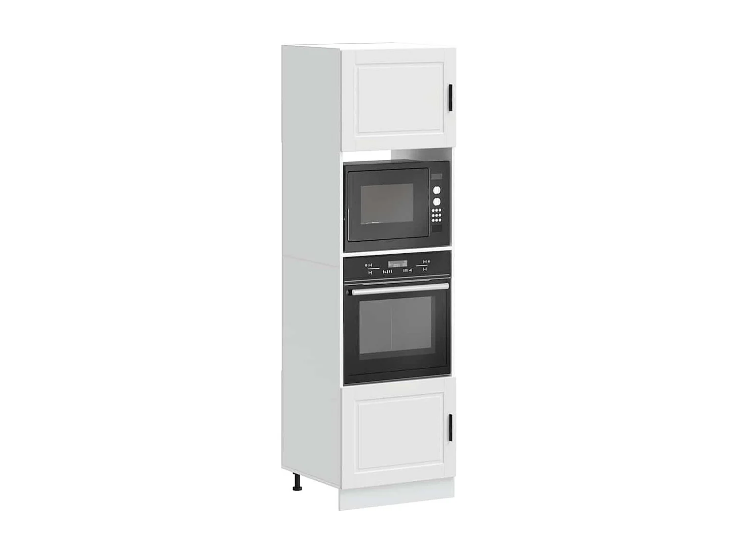 Armoires de four 2 pcs Porto blanc bois d'ingénierie