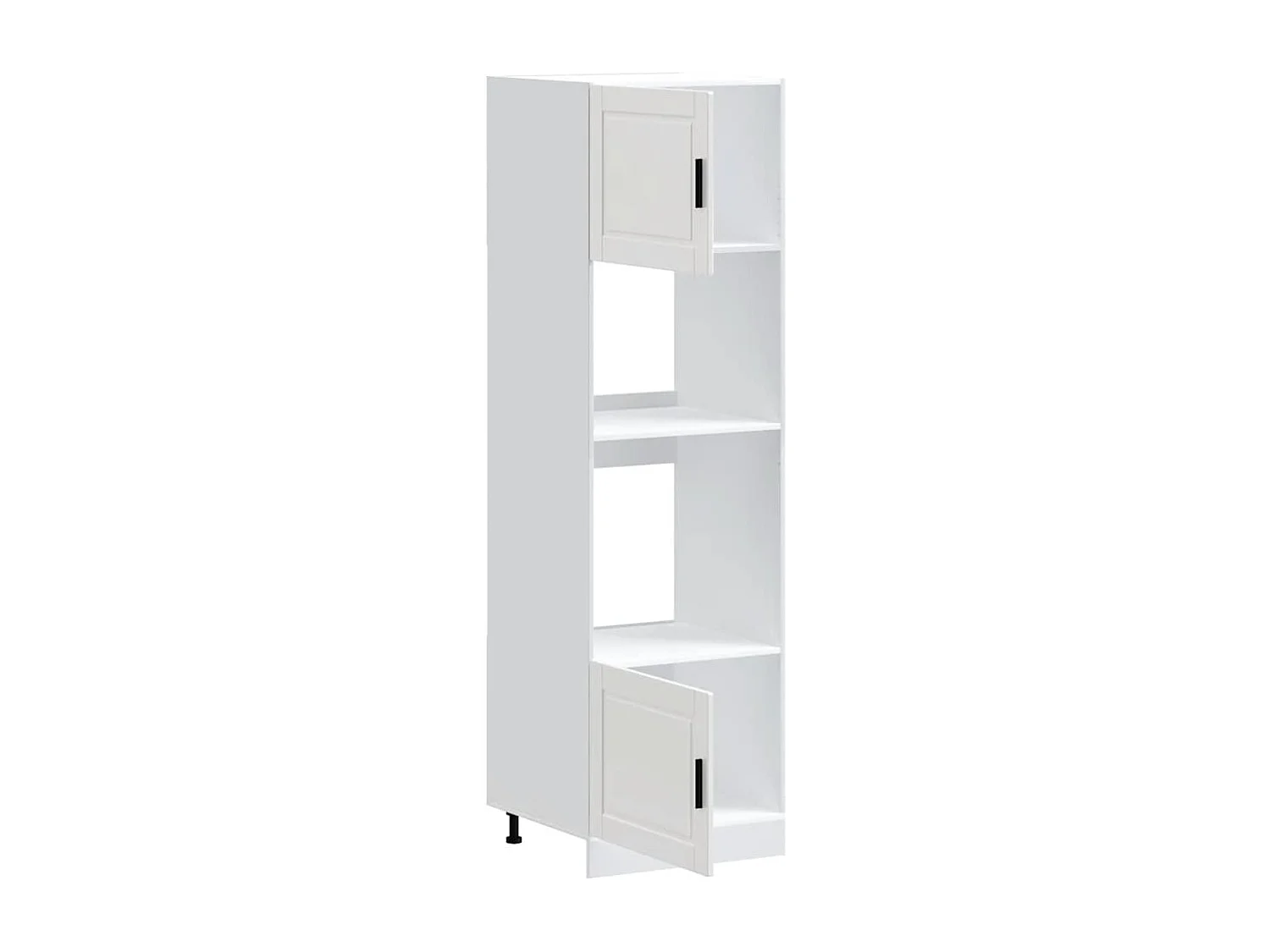 Armoires de four 2 pcs Porto blanc bois d'ingénierie