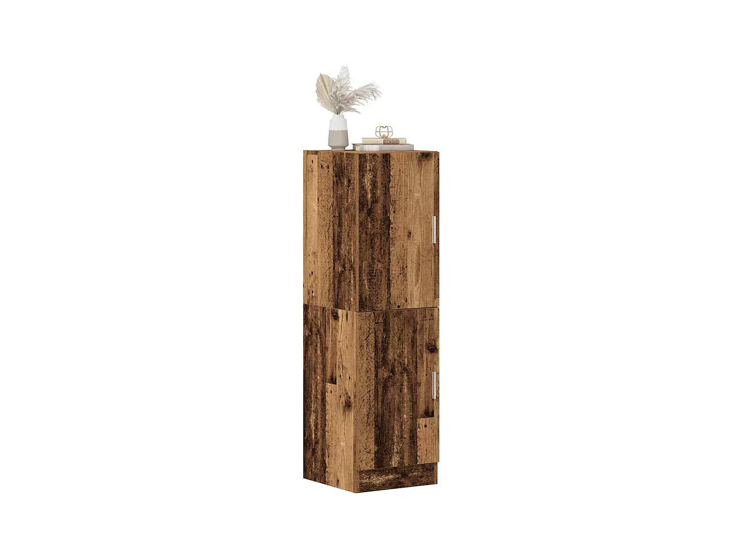 Armadietto Cucina Legno Antico 38x41,5x131,5 cm in Legno