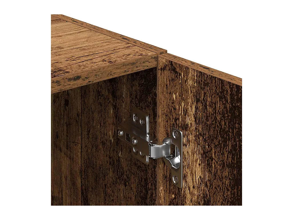 Armadietto Cucina Legno Antico 38x41,5x131,5 cm in Legno