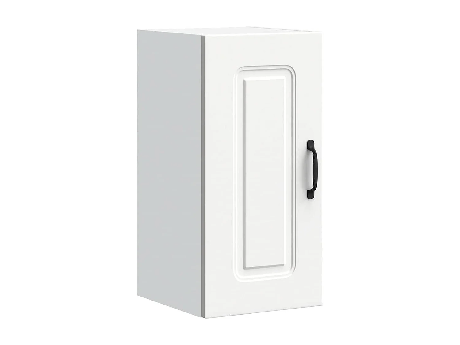 Armoire murale de cuisine Kalmar blanc bois d'ingénierie