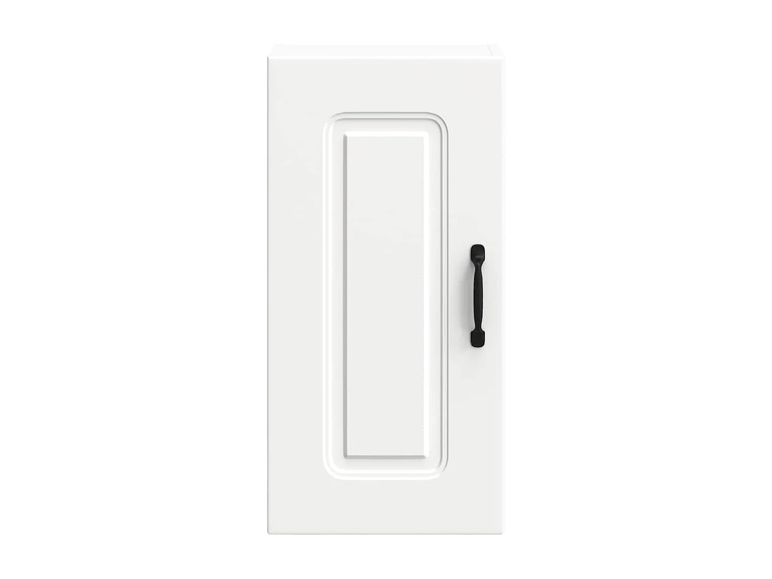 Armoire murale de cuisine Kalmar blanc bois d'ingénierie