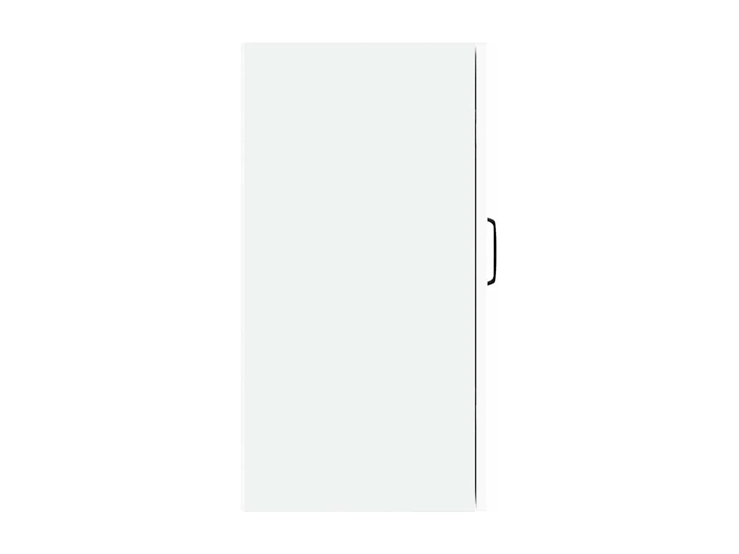 Armoire murale de cuisine Kalmar blanc bois d'ingénierie