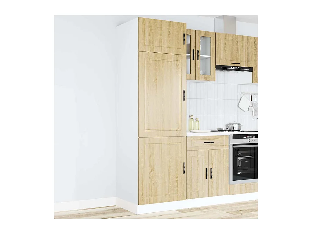 Armoire de cuisine Porto chêne sonoma bois d'ingénierie