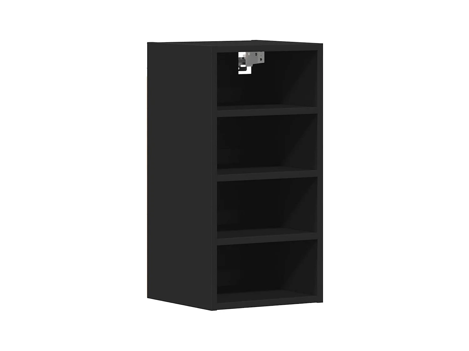 Armoire suspendue "Riga" Noir 30 x 29,5 x 60 cm Bois d'ingénierie