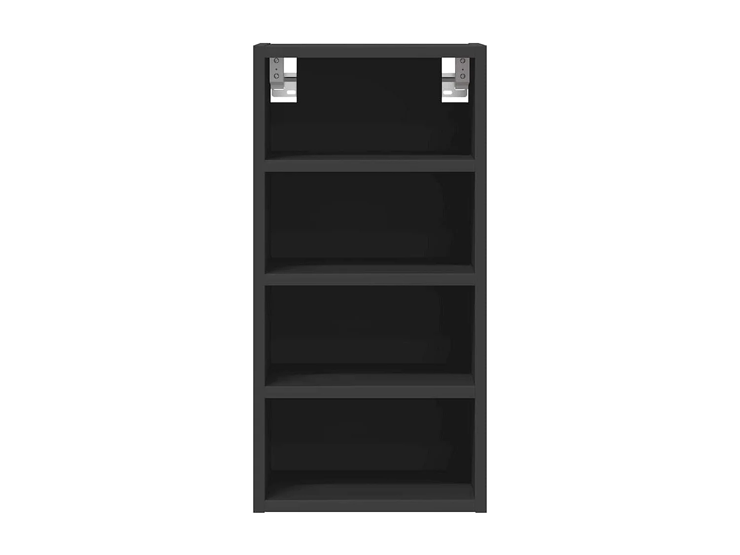 Armoire suspendue "Riga" Noir 30 x 29,5 x 60 cm Bois d'ingénierie